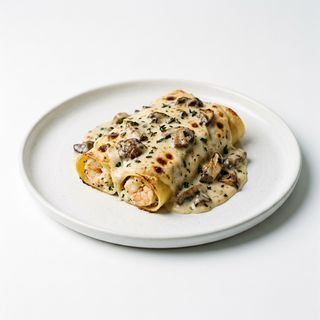 Canelón XXL de langostinos