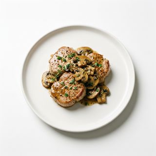 Cerdo con Champiñones