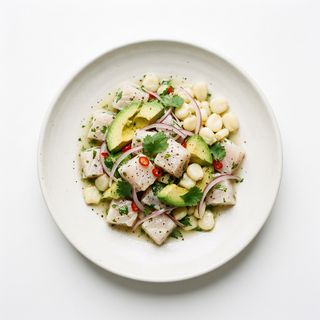 Ceviche Allende de lubina