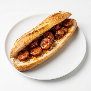 Bocadillo De Chorizo Frito