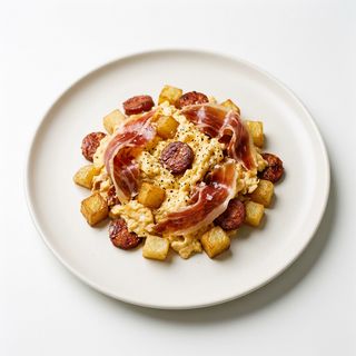 Chorizo, Patatas Y Jamón