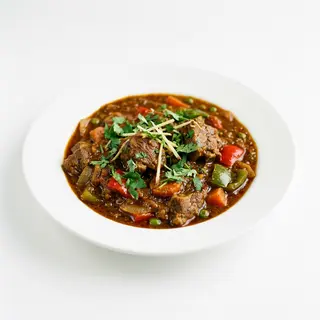 95. Cordero Balti Con Verduras