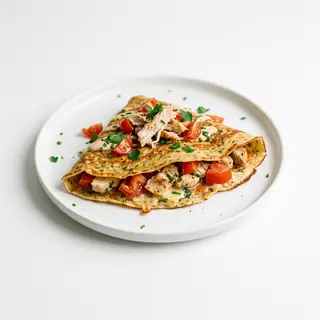 Crepe De Pollo Y Tomate