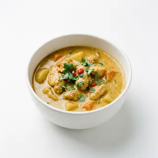 Curry Con Salsa De Coco Y Nata