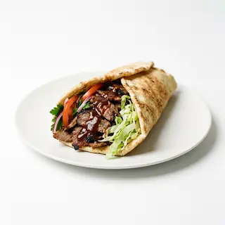 Döner kebab a la barbacoa