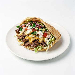 Doner Kebab De Ternera Y Queso