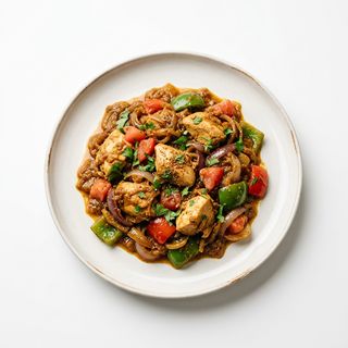 Dopiaza De Pollo
