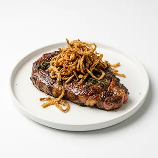 Entrecot con Cebolla Frita