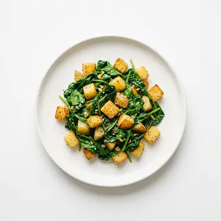 Espinacas Y Patatas