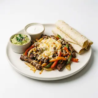 Fajitas Mixta con Queso