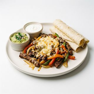 Fajitas Mixta con Queso