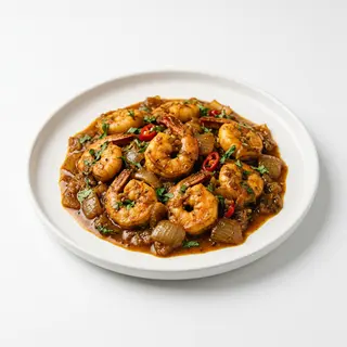 42. Gambas Dopiaza