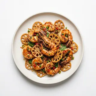 Gambas Lotus Estilo Bangkok