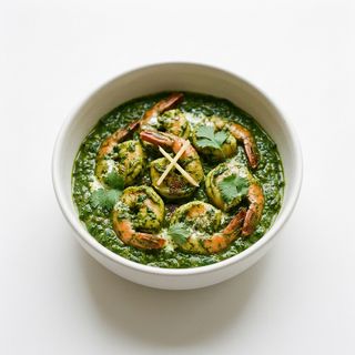Prawn saag