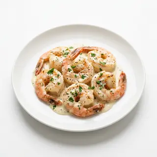 Gambas Crema de Ajo