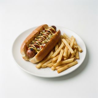 Hot Dog Con Patatas