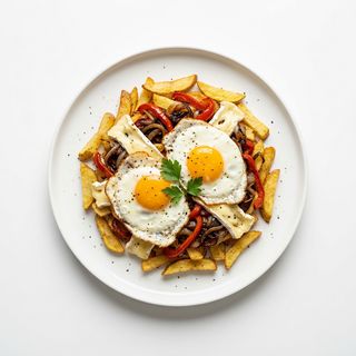Huevos Rotos Con Brie