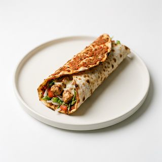 Lahmacun Con Queso Y Pollo