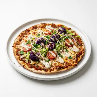 Lahmacun Vegetal Con Queso