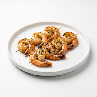 Langostinos al Teppan