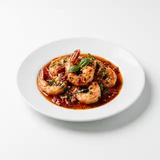 Langostinos con Salsa de Tomate
