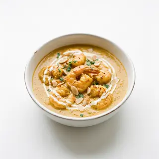 Langostinos korma (dulce)