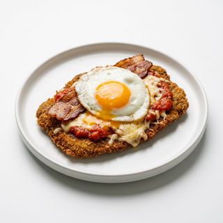 Milanesa Huevo frito