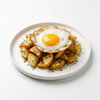 700 Patatas Con Huevo Frito