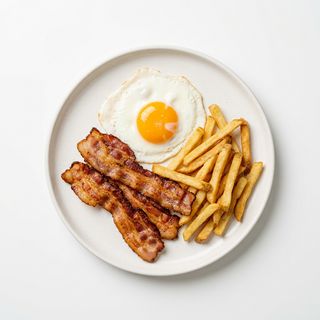 Plato Combinado De Bacón