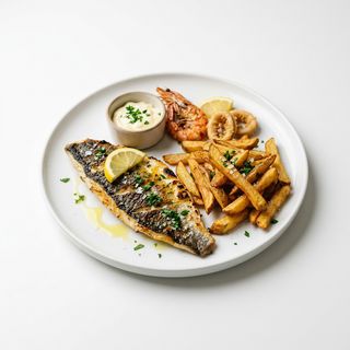 Plato Combinado De Pescado