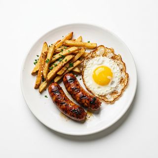 Plato Combinado De Salchichas