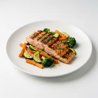 13. Plato De Salmón A La Plancha (205 Aprox.)