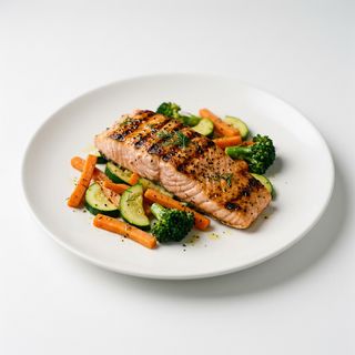 13. Plato De Salmón A La Plancha (205 Aprox.)