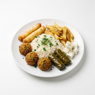 Plato Kebab Vegetal