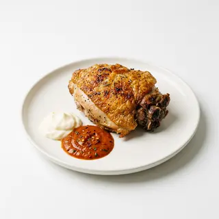 Pollo Asado Y Salsa