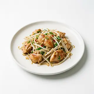 Pollo Con Brotes De Soja