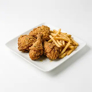 Chicken Fried Con Chips