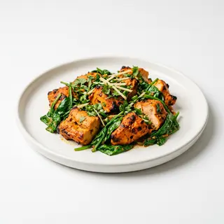 Pollo Tikka con Espinacas
