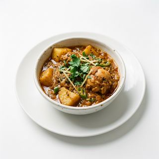 Pollo balti con patatas