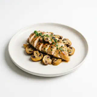 Pollo Con Champiñones