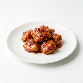 Pollo con Salsa de Guindillas