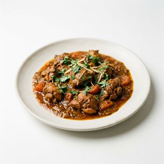 Pollo rogan josh