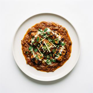 Pollo tikka balti