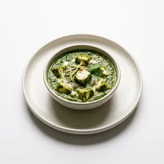 Queso Paneer Con Espinacas Palak Paneer