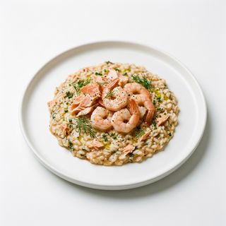 Risotto al salmone