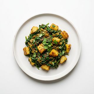 Saag Aloo
