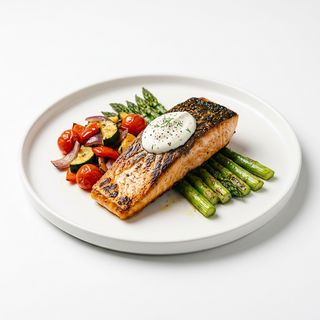 Salmón A La Plancha