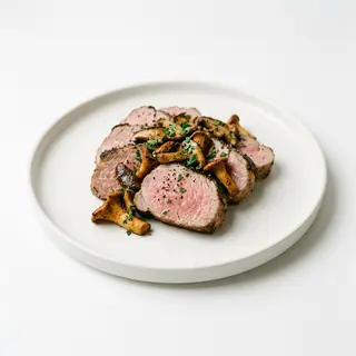 Filetto Di Maiale Ibérico Ai Funghi