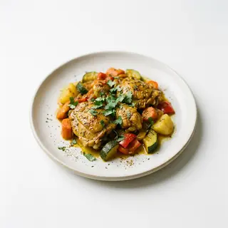Tajin di pollo e verdure