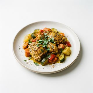 Tajin di pollo e verdure